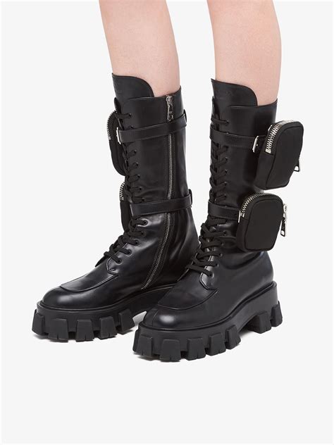 prada monolith boots nordstrom|chunky prada monolith boots.